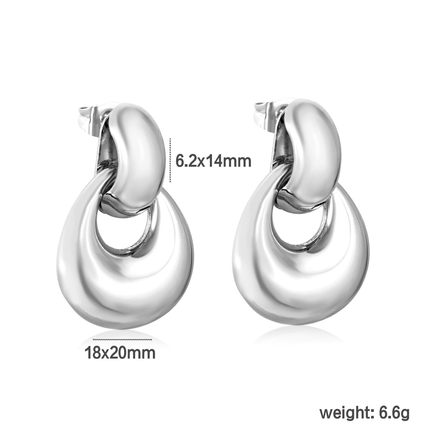 Damen Hängende Ohrstecker mit funkelnden Zirkonia und edlen Anhängern Shop Nory