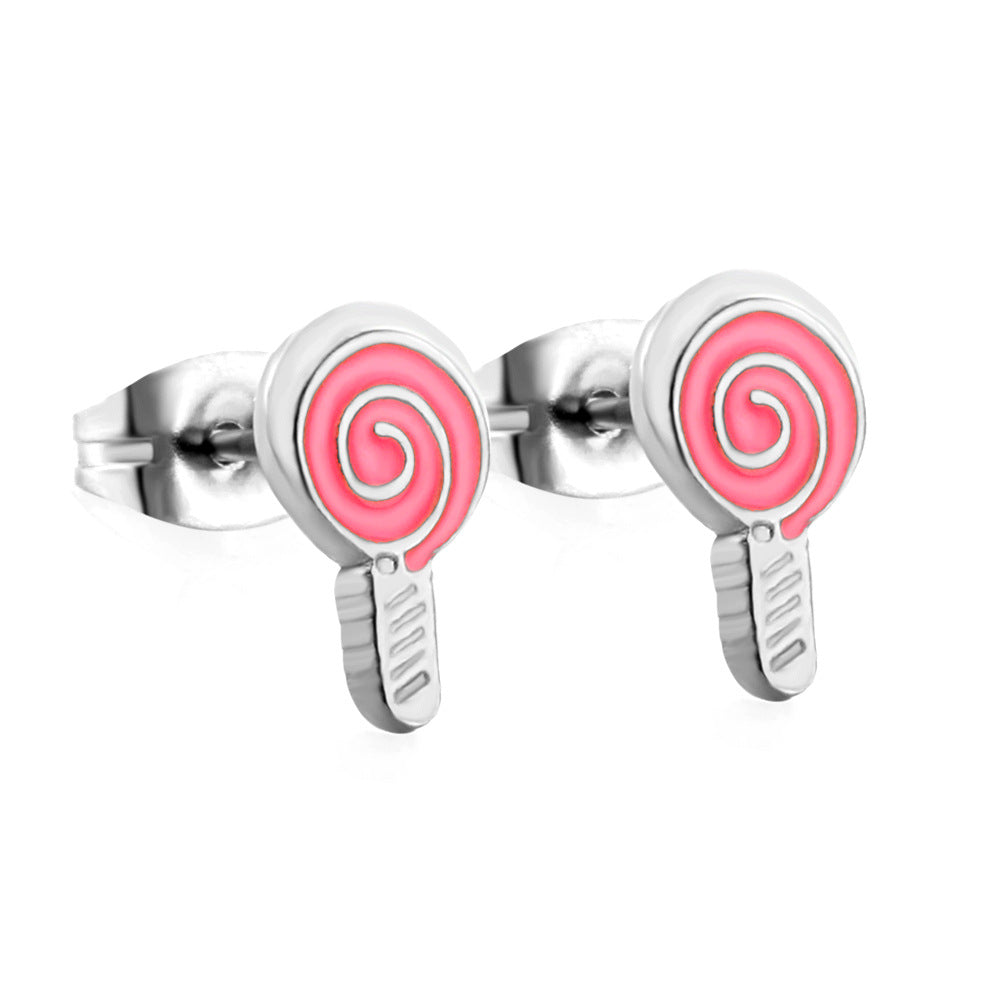 Damen Ohrstecker im Lutscherdesign Shop Nory
