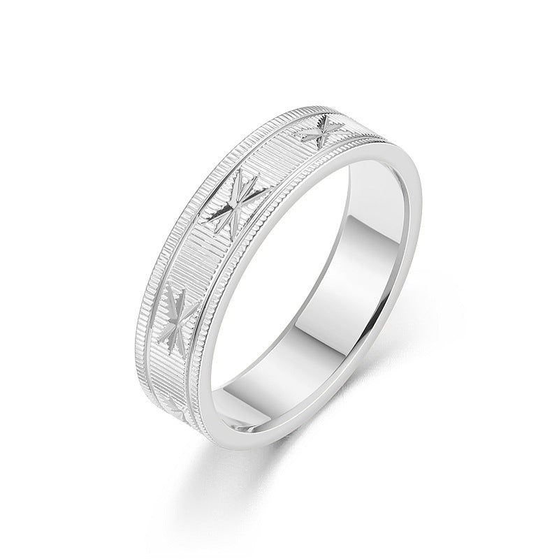 Herren Ring mit kunstvollen Gravuren und eleganter Oberfläche Shop Nory