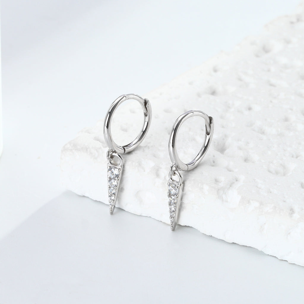 Damen Ohrhänger mit funkelnden Strassdetails Shop Nory