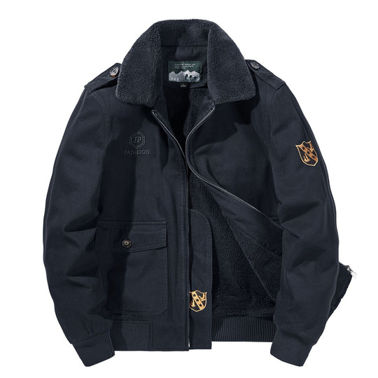 Herren Warme Übergangsjacke mit Fleece-Innenfutter Shop Nory