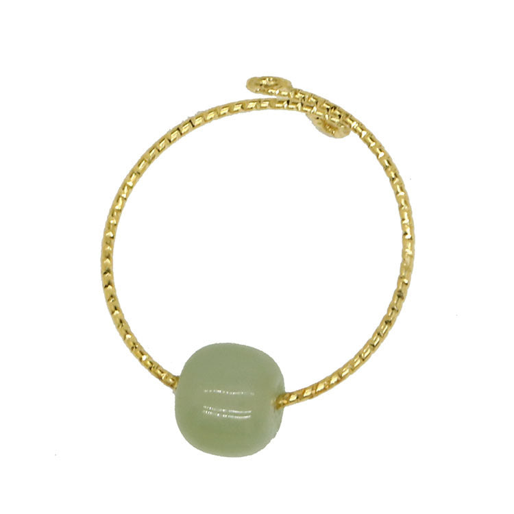 Damen eleganter Ring mit mineralischem Stein Shop Nory
