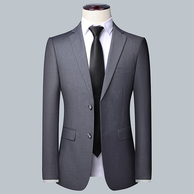 Herren Modernes Slim-Fit Anzug-Sakko mit feiner Struktur, leichtem Stretch und Pattentaschen Shop Nory