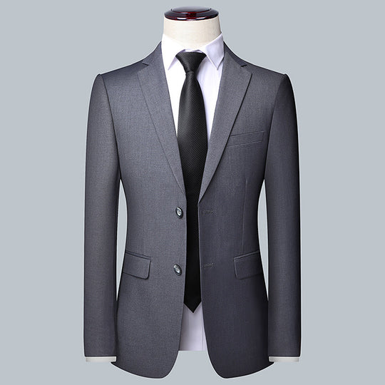 Herren Modernes Slim-Fit Anzug-Sakko mit feiner Struktur, leichtem Stretch und Pattentaschen Shop Nory