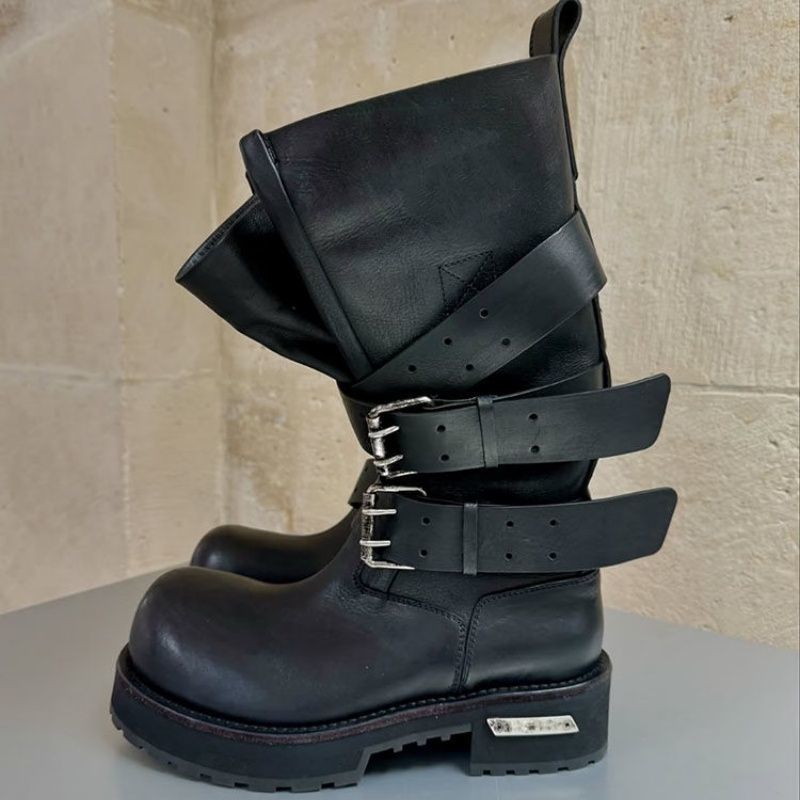 Damen Motocross-Boots mit dreifacher Gurt-Schnallenbefestigung, verstärkter Zehenkappe und robuster Profilsohle Shop Nory