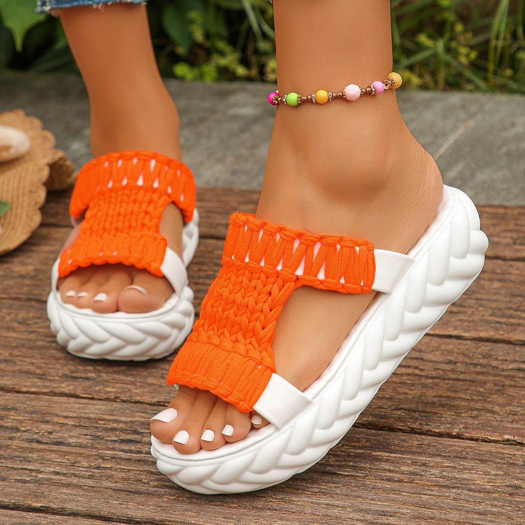 Damen Bequeme Kork-Sandalen mit innovativem Design und rutschfester Sohle