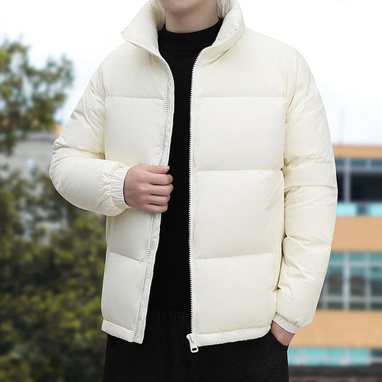 Herren Kurz geschnittene Thermoregulierende Steppjacke mit hohem Stehkragen & Zwei-Wege-Reißverschluss Shop Nory