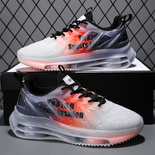 Herren Innovativer Laufsneaker mit sichtbarer Luftkissen-Zwischensohle und semi-transparenter TPU-Ummantelung Shopy Nory