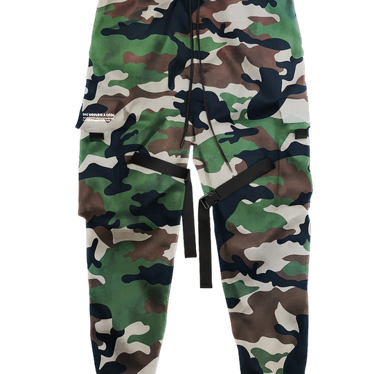 Herren Utility‑Cargo‑Jogginghose mit elastischem Bund, verstellbaren Beinriemen & Multifachtaschen Shop Nory