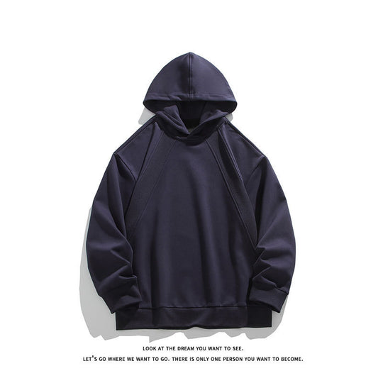 Herren Oversize-Kapuzenpullover mit Raglannähten und minimalistischem Streetwear-Design Shop Nory