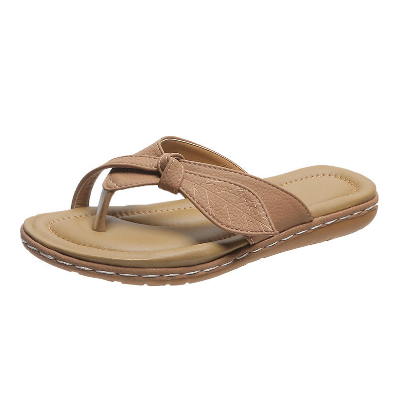 Damen Komfortable und stilvolle Zehentrenner-Sandalen Shopnory