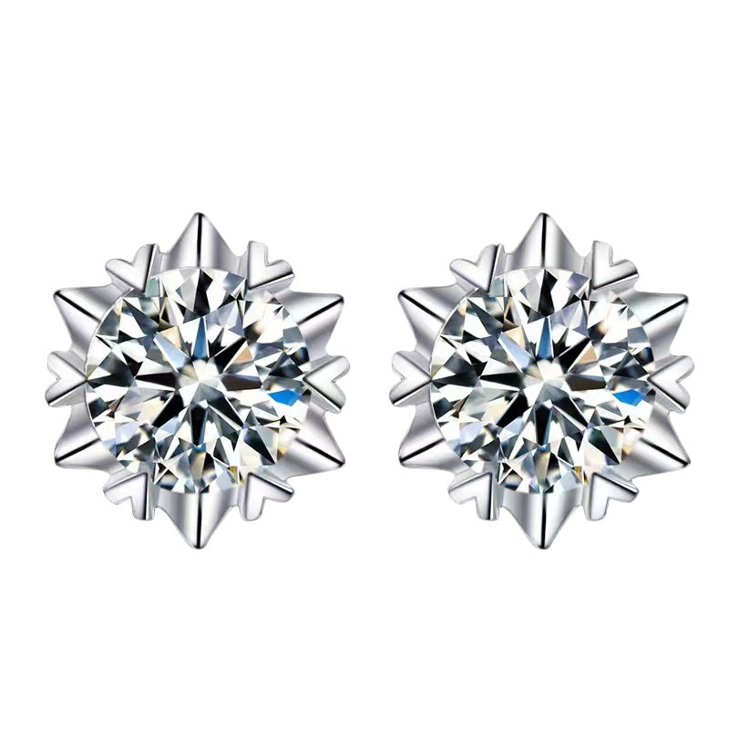 Damen Ohrringe mit funkelndem, sonnensymbol-inspiriertem Design Shop Nory