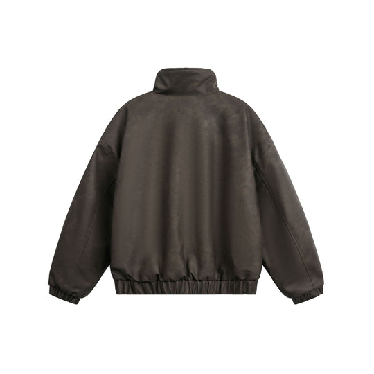 Herren Boxy‑Bomber im Aviatorstil mit faux‑Fur Innenfutter und hohem Stehkragen Shop Nory
