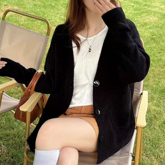 Damen Bequemer Oversized Cardigan Shop Nory