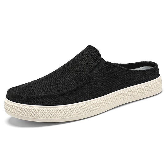 Damen nan Slip-On Mule Sneaker mit gewebtem Textil-Obermaterial und profilierter Gummisohle Shop Nory