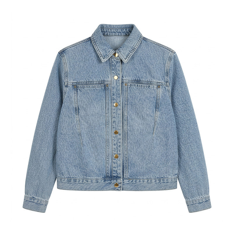 Damen Denimjacke mit Knopfleiste Shop Nory