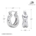 Damen Creolen mit kunstvollem Knoten-Design Shop Nory