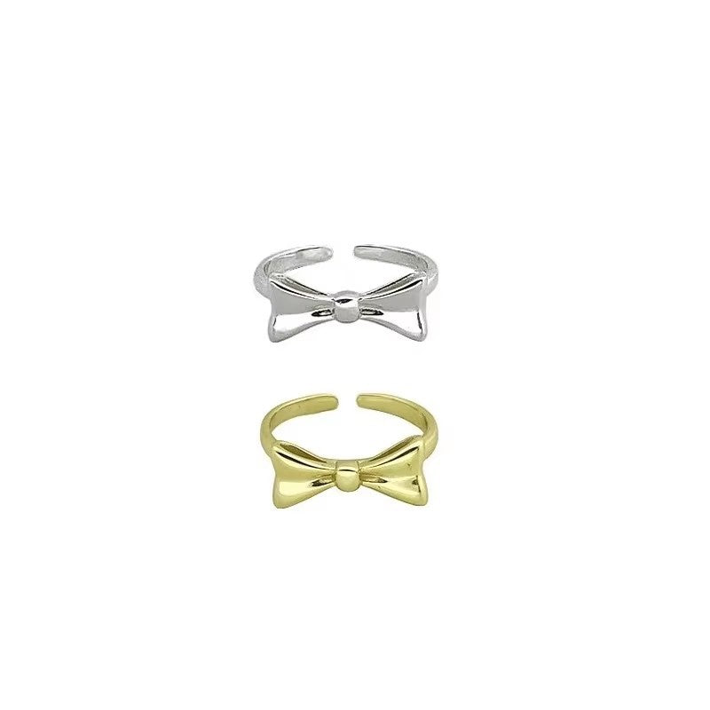 Damen verstellbarer Ring mit Schleifenmotiv Shop Nory