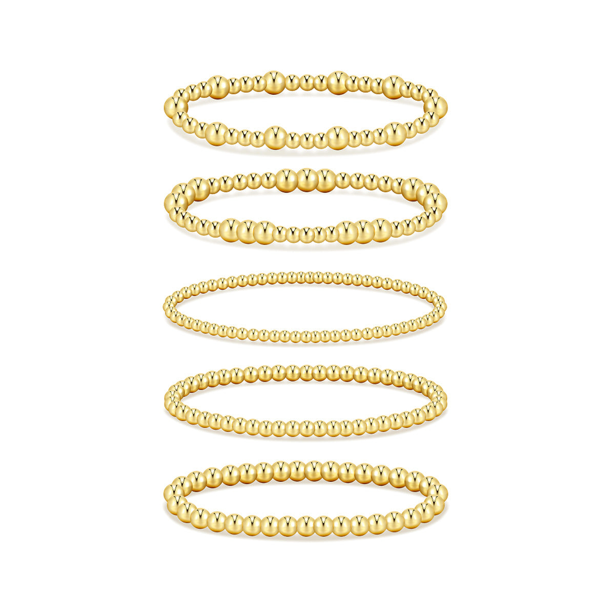 Damen Armreif-Set mit elegantem Kugeldesign Shop Nory