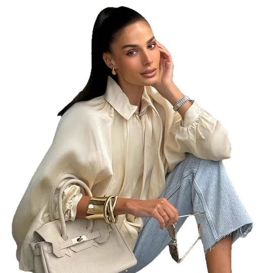Damen Weite plissierte Cape-Übergangsjacke mit Reißverschluss und ballonförmigem Saum Shop Nory