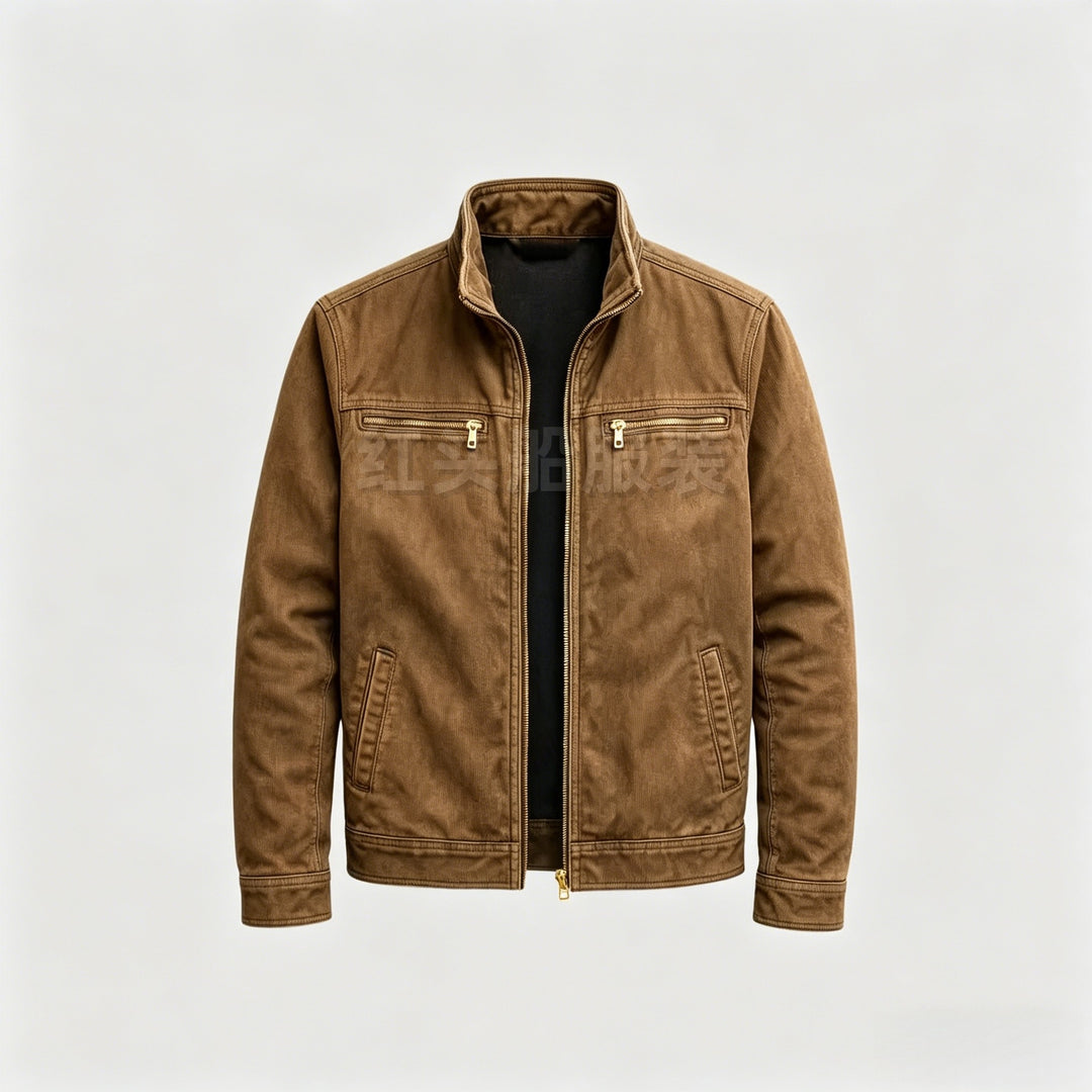 Herren Modische Übergangsjacke mit praktischen Taschen