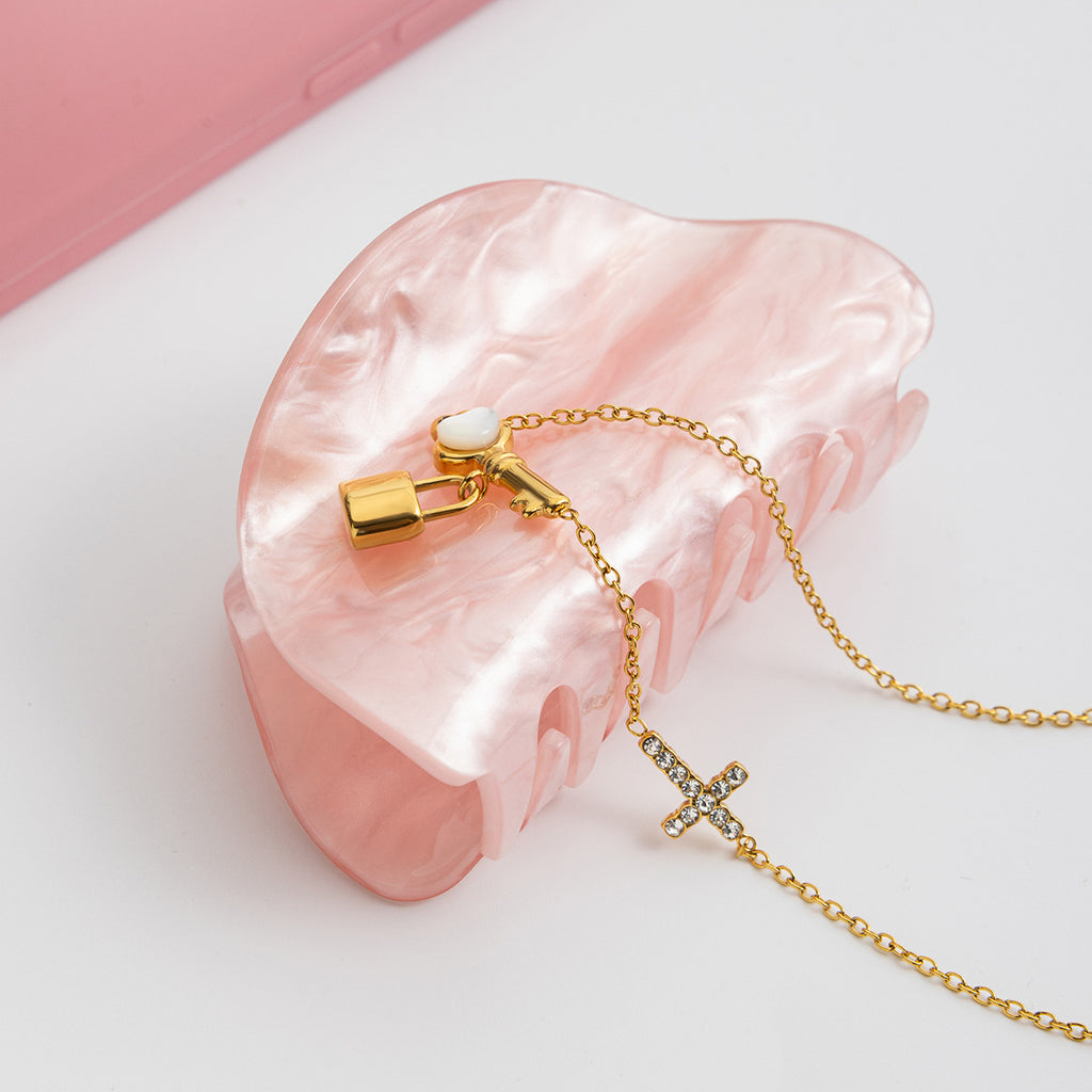 Damen Halskette im modernen Ketten-Design aus hypoallergenem Edelstahl Shop Nory