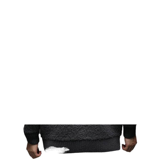 Herren Pullover mit strukturierter Oberfläche und praktischem Knopfverschluss Shopnory