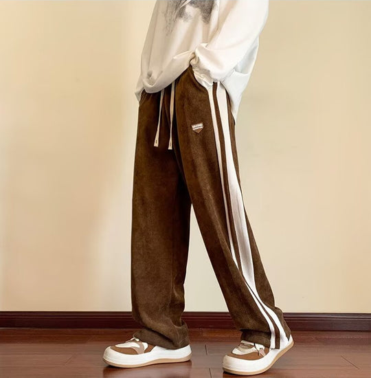 Herren Bequeme Chino-Hose mit Kontraststreifen Shop Nory