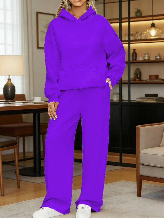 Damen nan kuscheliges Oversize Hoodie und weite Jogginghose Set Shop Nory