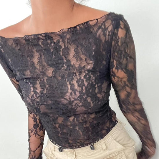 Damen Spitzentop Shopnory