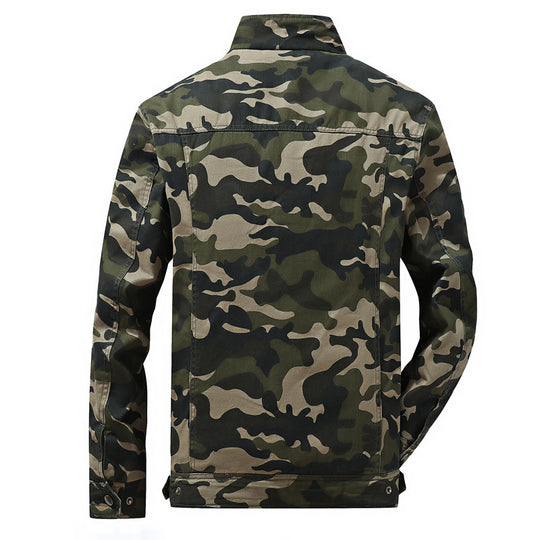 Herren Camouflage-Fieldjacke mit Sherpa‑Futter und multifunktionalen Utility‑Taschen Shop Nory