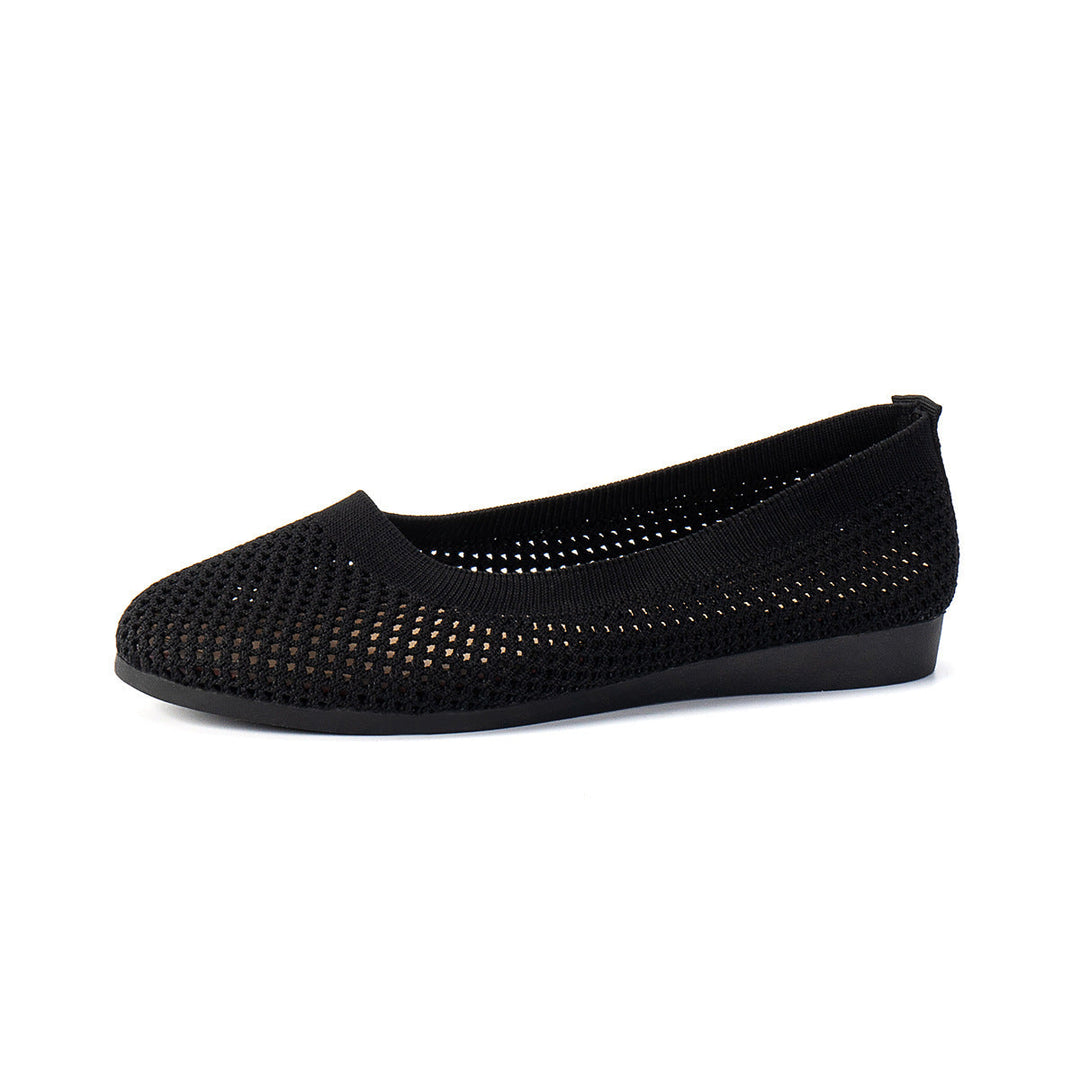 Damen bequeme Slipper aus atmungsaktivem Netzmaterial mit rutschfester Sohle