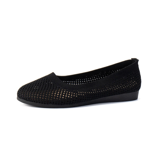 Damen bequeme Slipper aus atmungsaktivem Netzmaterial mit rutschfester Sohle