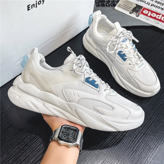 Herren Moderne Chunky-Sneaker mit atmungsaktivem Strickoberteil, gepolsterter Komfortsohle und rutschfester Profil-Laufsohle Shopy Nory