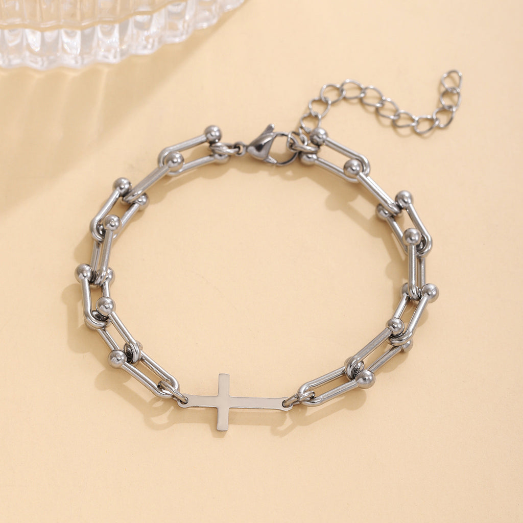 Damenarmband mit außergewöhnlichem Kreuzdesign Shop Nory