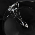 Damen Halskette mit elegantem Herzanhänger aus hochwertigem Edelstahl Shop Nory