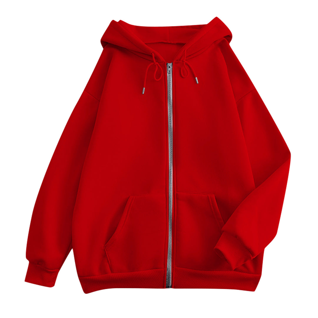 Unisex nan extraweiche oversized Zip-Hoodie mit Kängurutaschen, Kapuze mit Kordelzug und gerippten Bündchen Shop Nory