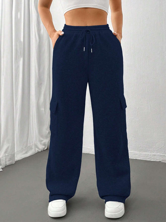 Damen Weite Cargohose im Jogger‑Stil mit Kordelzug Shop Nory