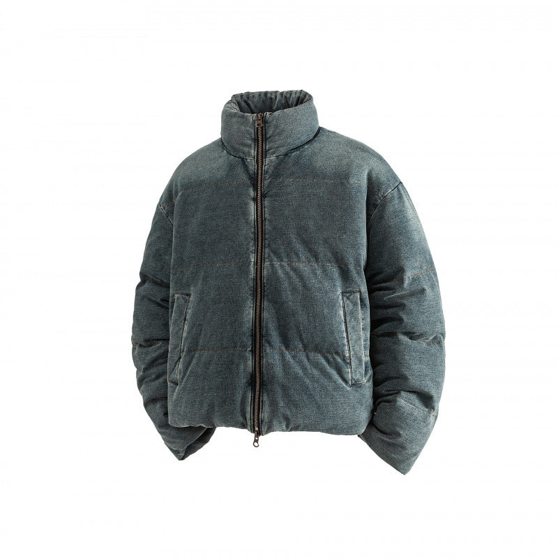 Damen Kurz geschnittene wattierte Cord‑Steppjacke im Boxy‑Cut mit Stehkragen Shop Nory
