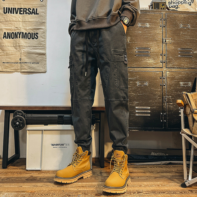 Herren Cargohose im urbanen Utility‑Stil mit elastischem Bund und Bündchen Shop Nory
