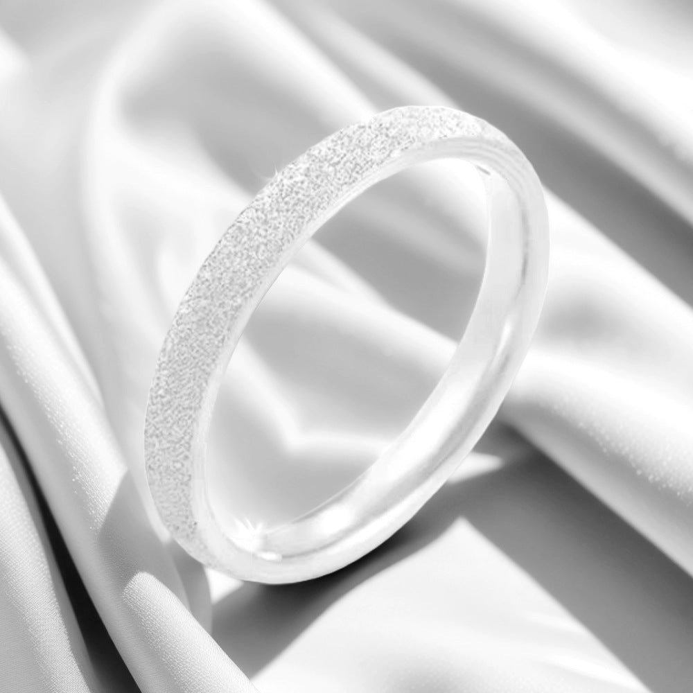 Herren Ring mit funkelndem, strukturiertem Oberflächenfinish Shop Nory
