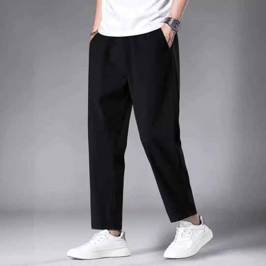 Herren elegante Relaxed-Fit Hose