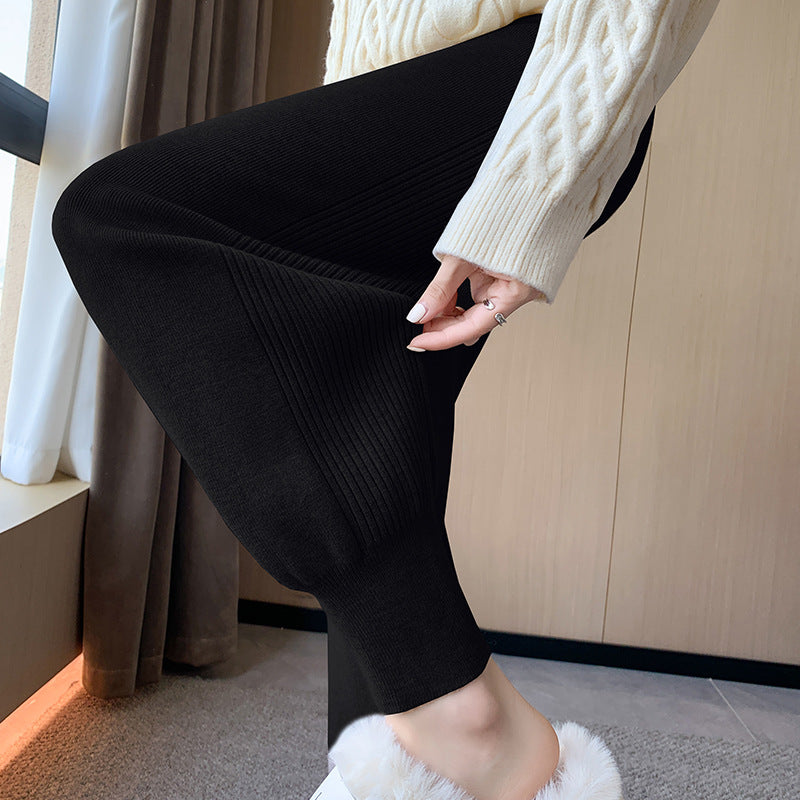 Damen Komfortable Feinstrick-Hosen Shop Nory