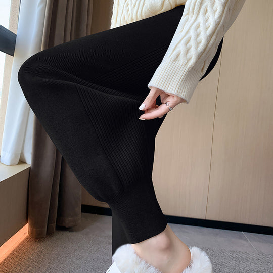 Damen Komfortable Feinstrick-Hosen Shop Nory