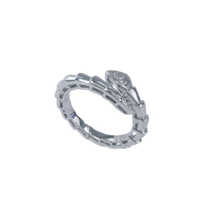 Damen Edelstahl Ring mit modernem, gleitendem Design Shop Nory