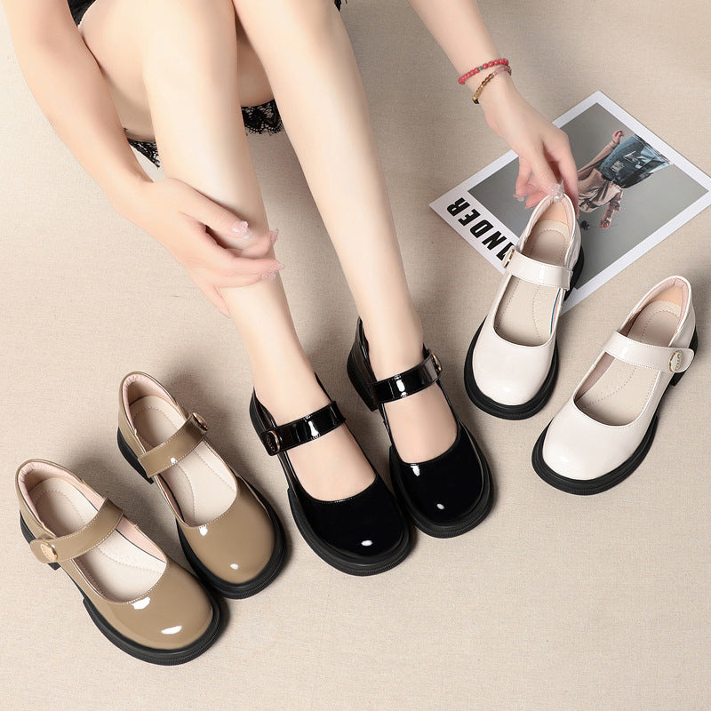 Damen Mary Jane Schuhe mit verstellbarem Riemen und rutschfester Sohle Shopnory