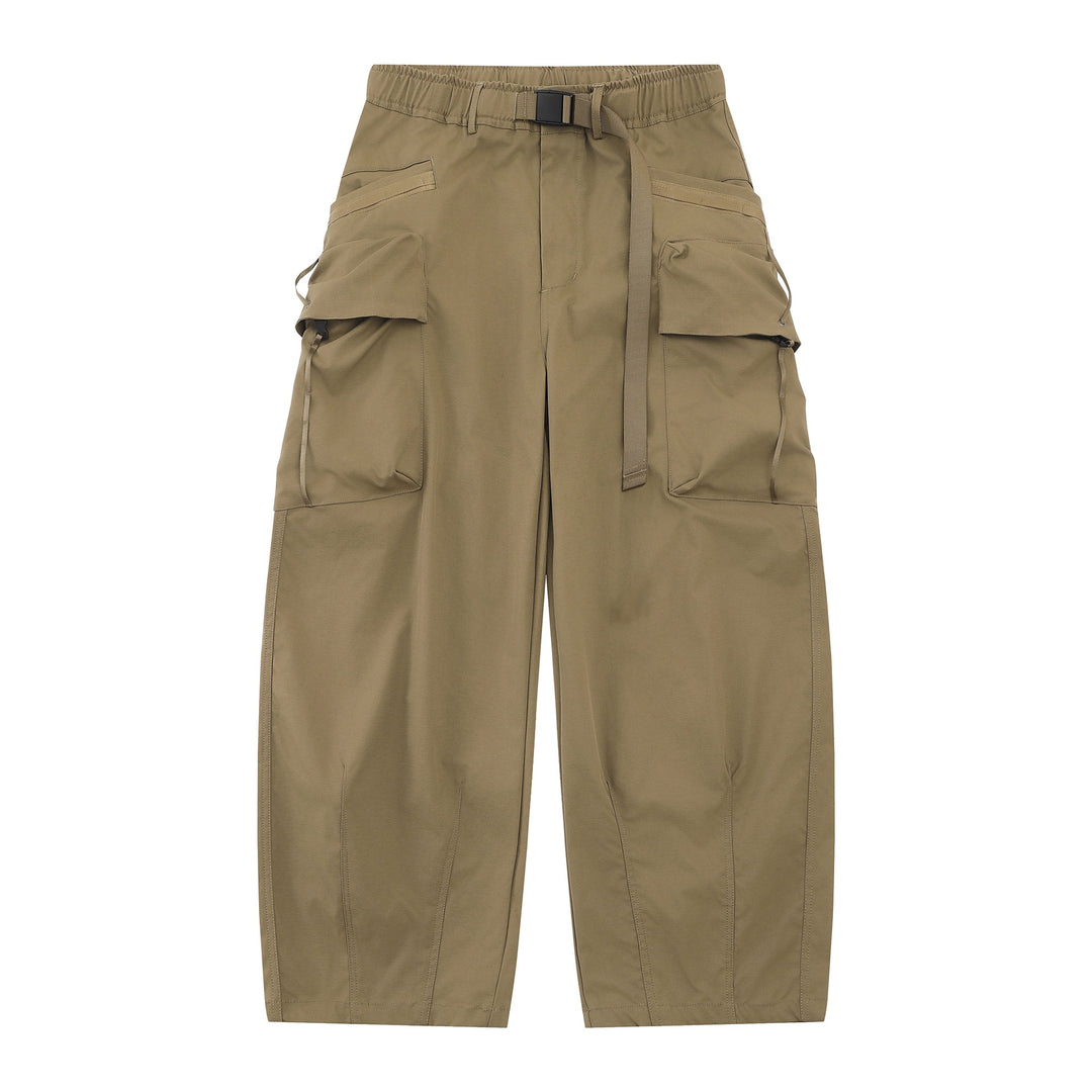 Damen Weite Cargo‑Culotte mit aufgesetzten Taschen und integriertem Webbing‑Gürtel Shop Nory