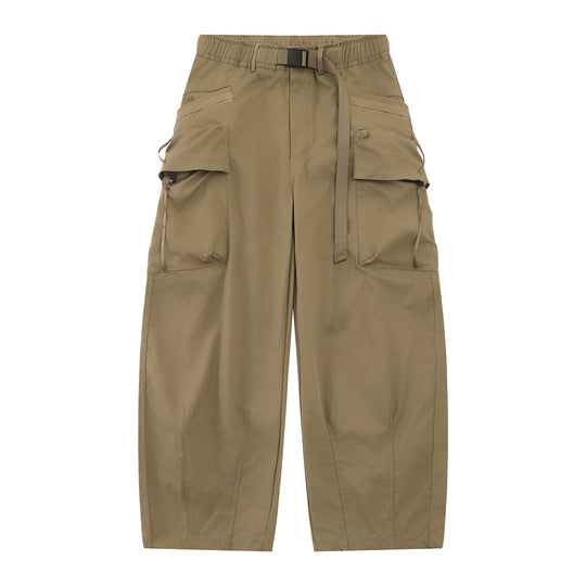 Damen Weite Cargo‑Culotte mit aufgesetzten Taschen und integriertem Webbing‑Gürtel Shop Nory