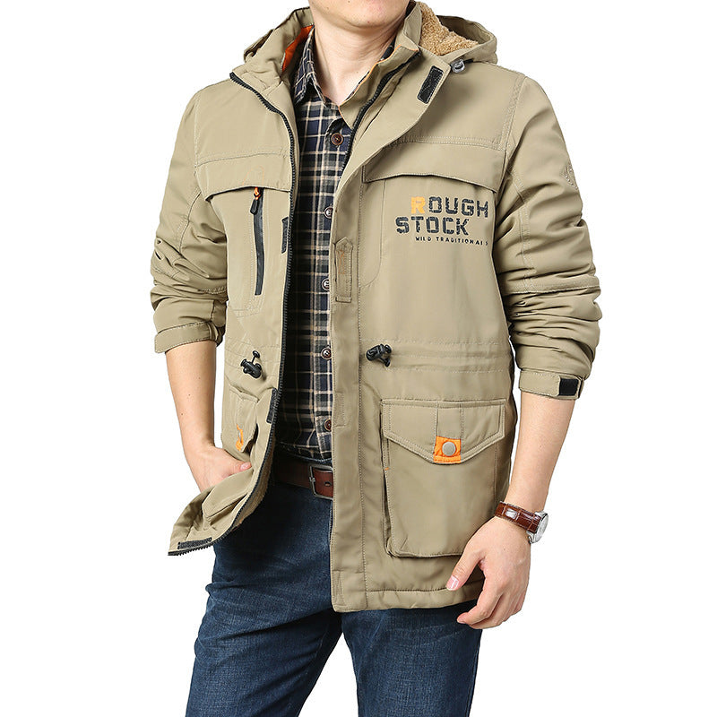 Herren Multifunktionale Outdoorjacke mit mehreren Taschen Shop Nory