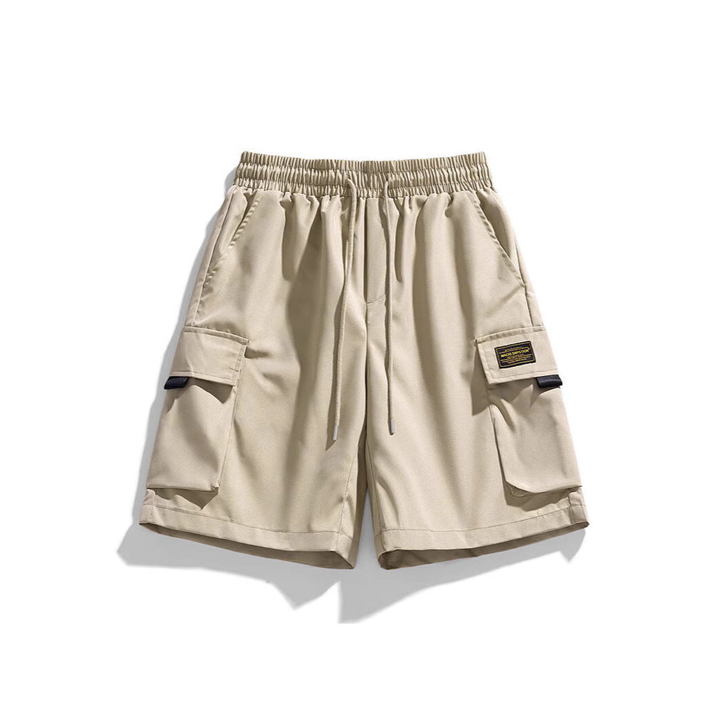 Herren Cargo-Shorts mit elastischem Bund und praktischen Taschen